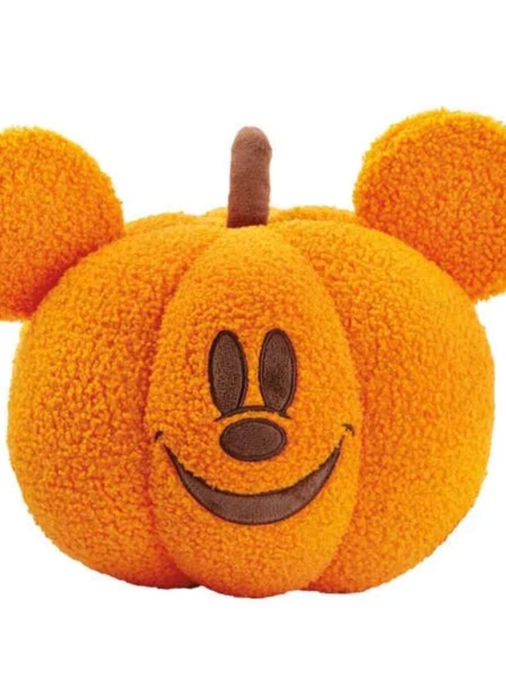 Disney Mickey Mouse Pumpkin Plush Pillow Halloween Decor